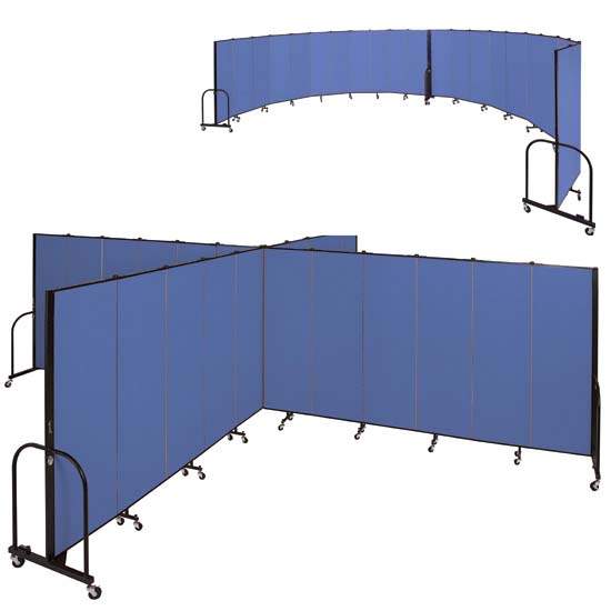 Blue room dividers